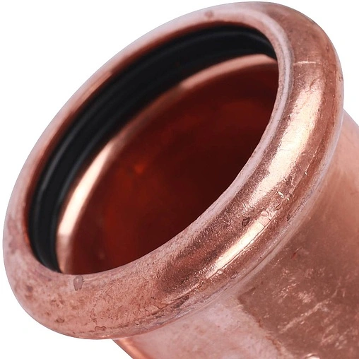 Уголок пресс двухраструбный 28мм угол 90° Sanha 6002A 16002A28