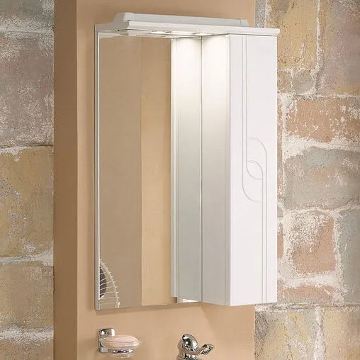 Шкаф-зеркало Aquaton Панда 50 R белый 1A007402PD01R