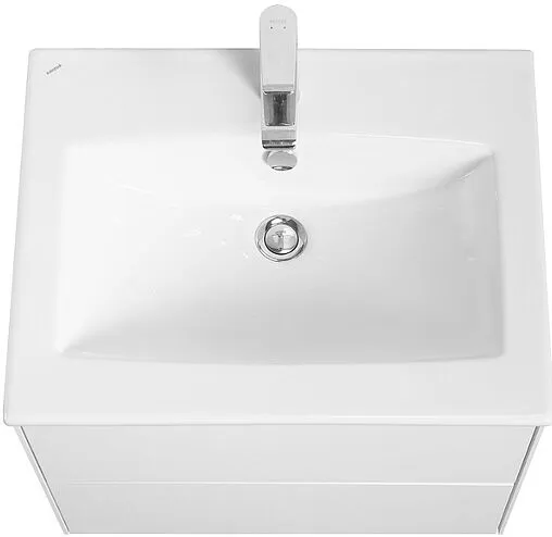 Тумба под умывальник подвесная Aquaton Сохо 60 белый глянец 1A258001AJ010
