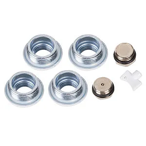 Комплект радиаторный универсальный 1&quot;н x ½&quot;в Royal Thermo Bianco Traffico RT½W, 2