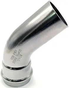 Уголок пресс однорастубный 28мм угол 45° Vieir VER-PRO VPDL2828 Уголок пресс однорастубный 28мм угол 45° Vieir VER-PRO VPDL2828, 2