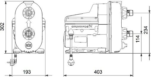 Станция автоматического водоснабжения Grundfos Scala2 3-45 99027073