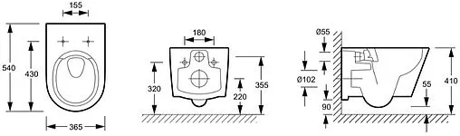 Унитаз подвесной безободковый Jacob Delafon Bastille Rimless белый EDAB102-00 Унитаз подвесной безободковый Jacob Delafon Bastille Rimless белый EDAB102-00