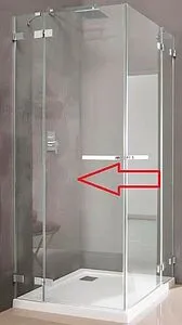 Душевая дверь 800мм прозрачное стекло Radaway Euphoria KDD 80 L 383061-01L, 1