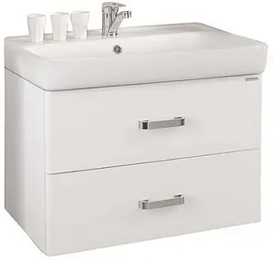 Тумба-умывальник подвесная Aquaton Америна 70 белый 1A1376K1AM010, 1