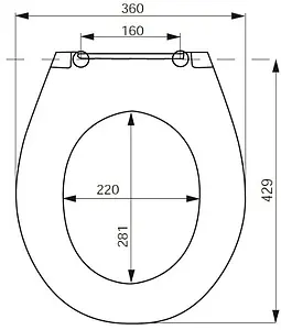 Крышка-сиденье для унитаза с микролифтом IDDIS DP Seat Cover белый ID 136 Dp Sc, 2