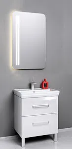 Зеркало с подсветкой Aqwella Neo 60 белый Neo.02.06 Зеркало с подсветкой Aqwella Neo 60 белый Neo.02.06, 3