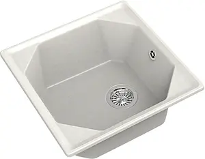 Мойка кухонная GranFest Unique U-500 белый Мойка кухонная GranFest Unique U-500 белый, 1