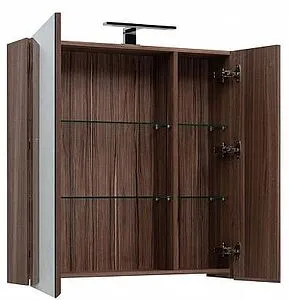 Шкаф-зеркало Aquanet Нью-Йорк 85 L орех 00203954 Шкаф-зеркало Aquanet Нью-Йорк 85 L орех 00203954, 4