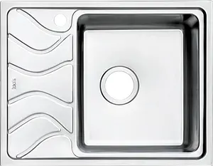 Мойка кухонная IDDIS Reeva 65 R хром REE61SRi77K, 1