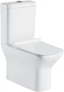 Унитаз-компакт безободковый BelBagno Romano белый BB248CPR-P+BB248T Унитаз-компакт безободковый BelBagno Romano белый BB248CPR-P+BB248T, 1