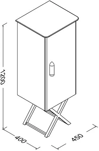 Шкаф-пенал напольный Isvea Bei 45 белый/дуб 21BE3265036I Шкаф-пенал напольный Isvea Bei 45 белый/дуб 21BE3265036I