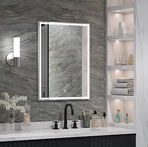 Зеркало с подсветкой Continent Strong White Led 60x80 белый ЗЛП2131 Зеркало с подсветкой Continent Strong White Led 60x80 белый ЗЛП2131, 5