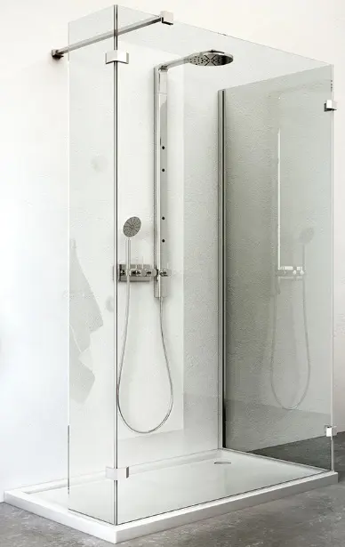 Душевое ограждение 1000x900мм прозрачное стекло Roltechnik Walk WALK B/1000/900 935-1000900-00-02, 1