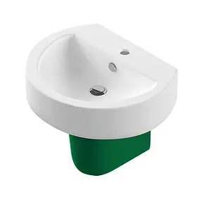 Полупьедестал Sanita Luxe Best Color Motion зеленый PD.WH/Best/N/GRN.G/S1 Полупьедестал Sanita Luxe Best Color Motion зеленый PD.WH/Best/N/GRN.G/S1, 2