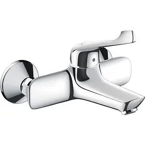 Смеситель для раковины хирургический настенный Hansgrohe Novus хром 71923000 Смеситель для раковины хирургический настенный Hansgrohe Novus хром 71923000, 1