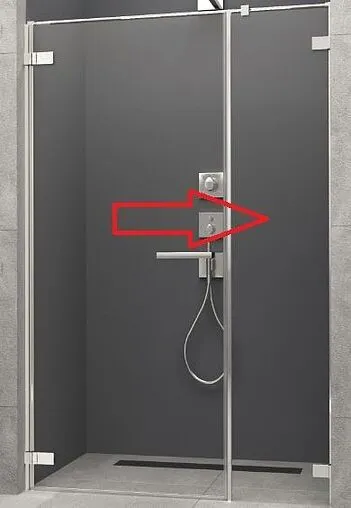 Неподвижный сегмент 515мм прозрачное стекло Radaway Arta DWS 515 L 386095-03-01L
