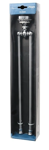 Полотенцедержатель Fixsen Bogema хром/белый с рисункомFX-78502A