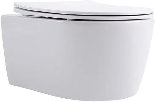 Унитаз подвесной безободковый Aquanet Smart Rimless белый SMART W