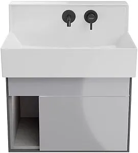 Тумба-умывальник подвесная Kerama Marazzi Logica M 65 серый LO.M.65\GRAY+LO.M.wb.65 Тумба-умывальник подвесная Kerama Marazzi Logica M 65 серый LO.M.65\GRAY+LO.M.wb.65, 3