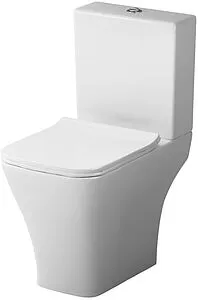 Унитаз-компакт безободковый Damixa Titan белый DX78C8600SC Унитаз-компакт безободковый Damixa Titan белый DX78C8600SC, 1