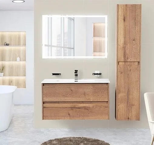 Зеркало с подсветкой BelBagno 90x80 с подогревом SPC-GRT-900-800-LED-TCH