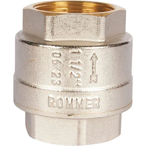 Клапан обратный пружинный 1½&quot;в x 1½&quot;в Rommer RVC-0002-000040