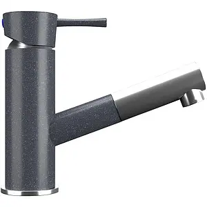 Смеситель для кухни с выдвижным изливом Ulgran антрацит U-009-343 Смеситель для кухни с выдвижным изливом Ulgran антрацит U-009-343, 1