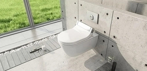 Унитаз подвесной под крышку биде Duravit Darling New SensoWash белый 2544590000