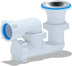 Сифон для душевого поддона Ани Пласт хром E210, 1