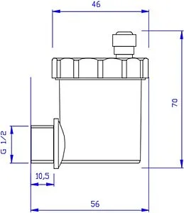 Воздухоотводчик автоматический ½"н Valtec VT.502.NA.04 Воздухоотводчик автоматический ½"н Valtec VT.502.NA.04, 2