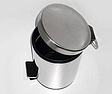Ведро для мусора Wasserkraft хром 633