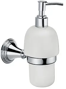Дозатор для жидкого мыла Fixsen Best хром/белый FX-71612 Дозатор для жидкого мыла Fixsen Best хром/белый FX-71612, 1