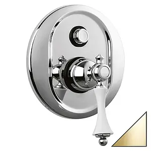 Смеситель для ванны скрытого монтажа Cezares Margot золото/белый MARGOT-VDIM-03/24-Bi Смеситель для ванны скрытого монтажа Cezares Margot золото/белый MARGOT-VDIM-03/24-Bi, 1