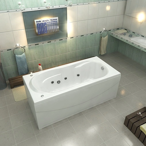 Панель для ванны боковая левая Bas Ахин 80 L белый БЭ00005