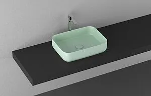 Раковина ISVEA Infinity 50 мятный 10NF65050-2T Раковина ISVEA Infinity 50 мятный 10NF65050-2T, 4