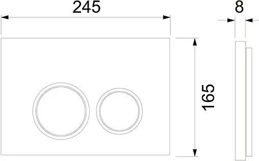 Инсталляция для подвесного унитаза Set 4 в 1 TECEspring R S401104 с кнопкой черный матовый