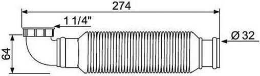 Сверхкомпактный сифон для раковины Wirquin SENZO белый 30719168 Сверхкомпактный сифон для раковины Wirquin SENZO белый 30719168