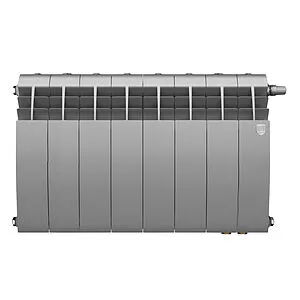 Радиатор биметаллический 8 секций нижнее правое подключение Royal Thermo Biliner 350 VR80 Silver Satin RTBSSVR8035008 Радиатор биметаллический 8 секций нижнее правое подключение Royal Thermo Biliner 350 VR80 Silver Satin RTBSSVR8035008, 2