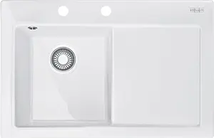 Мойка кухонная Franke Mythos MTK 611-78 L белый 124.0433.442 Мойка кухонная Franke Mythos MTK 611-78 L белый 124.0433.442, 1
