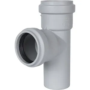 Тройник внутренний бесшумный D=58x58мм Угол 87° Stout SKB-0016-585887, 1