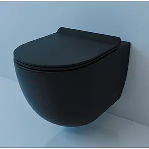 Унитаз подвесной безободковый Bien Vokha черный матовый MDKA052N1VP0B7000 Унитаз подвесной безободковый Bien Vokha черный матовый MDKA052N1VP0B7000, 3