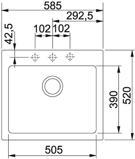 Мойка кухонная Franke Maris MRG 610-58 сахара 114.0060.679