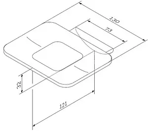 Мыльница Am.Pm Inspire 2.0 хром A50A34200 Мыльница Am.Pm Inspire 2.0 хром A50A34200, 2
