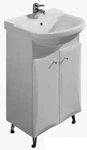 Тумба-умывальник напольная Aquaton Джимми 57 M белый 1A2504K0DJ010 Тумба-умывальник напольная Aquaton Джимми 57 M белый 1A2504K0DJ010, 1