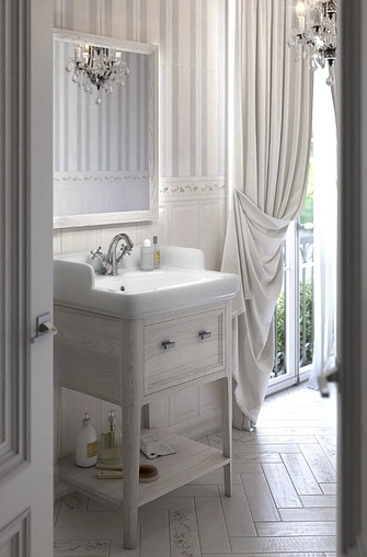 Зеркало с подсветкой Kerama Marazzi Provence 60 белый PR.mi.60\WHT