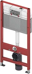 Инсталляция для подвесного унитаза Set 4 в 1 TECEbase K440417 с кнопкой белый матовый, 3