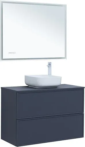 Тумба-умывальник Aquanet Арт 100 маренго 00313267+00318926