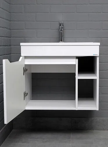 Тумба под умывальник подвесная Айсберг Absolute 60 белый DA6703T