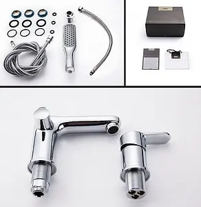 Смеситель на борт ванны на 3 отверстия D&K Rhein Marx хром DA1394941 Смеситель на борт ванны на 3 отверстия D&K Rhein Marx хром DA1394941, 4